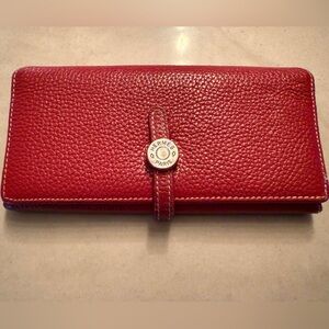 Hermes Red Leather Wallet